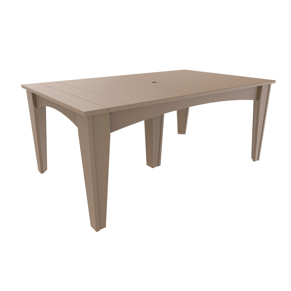 LuxCraft Island 44" x 72" Rectangular Dining Table