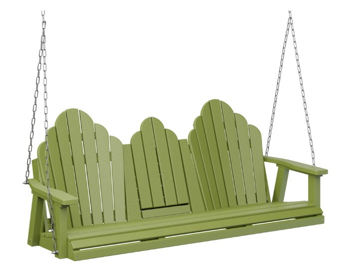 Berlin Gardens Cozi-Back Three Seat Swing w/Console (Zinc Chains)