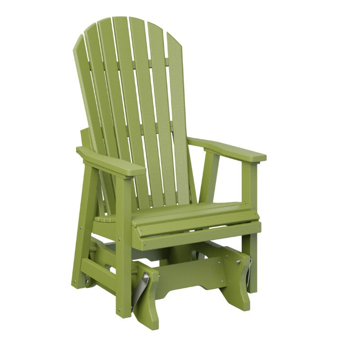 Berlin Gardens Comfo-Back Single Glider with Allochrome Brackets