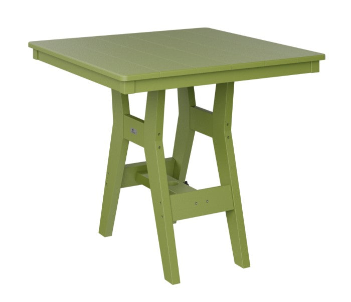 Berlin Gardens Harbor Bar Tables Standard Top 33" Square Bar Table