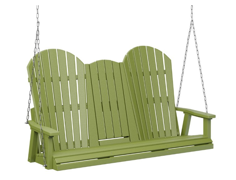 Berlin Gardens Comfo-Back Three Seat Swing w/Console (Zinc Chains)