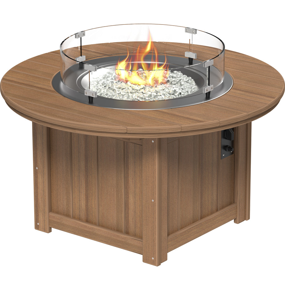 LuxCraft Lumin 46" Round Fire Pit Table