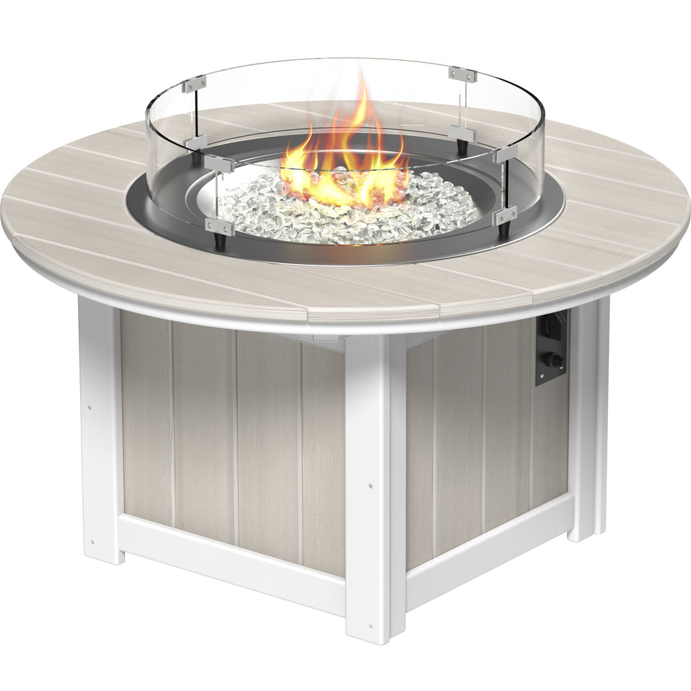 LuxCraft Lumin 46" Round Fire Pit Table