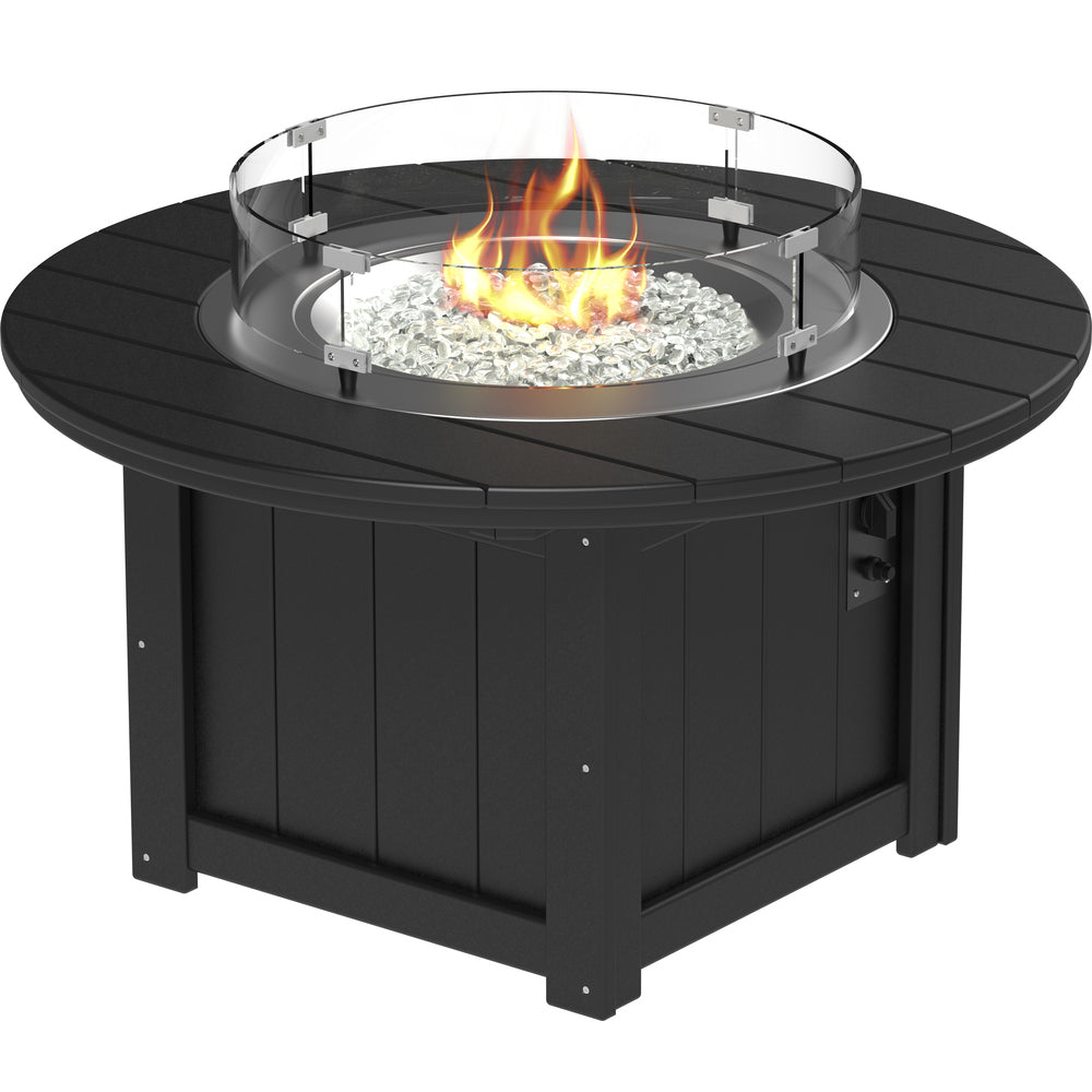 LuxCraft Lumin 46" Round Fire Pit Table