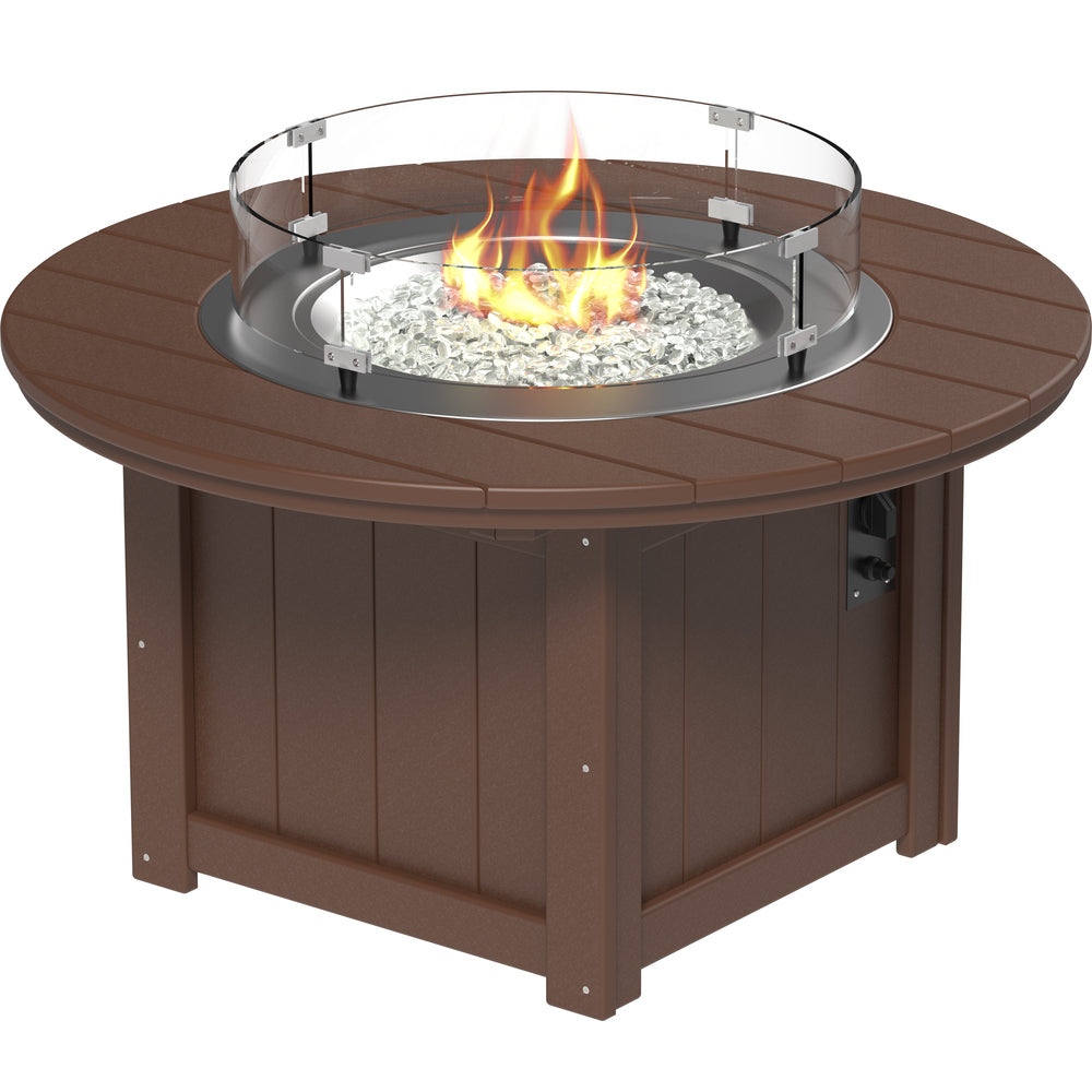 LuxCraft Lumin 46" Round Fire Pit Table