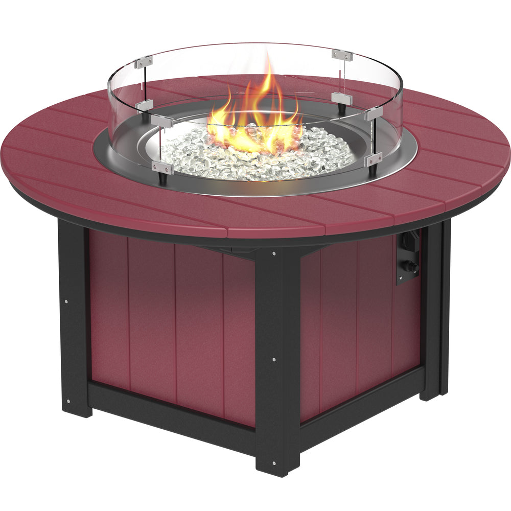 LuxCraft Lumin 46" Round Fire Pit Table