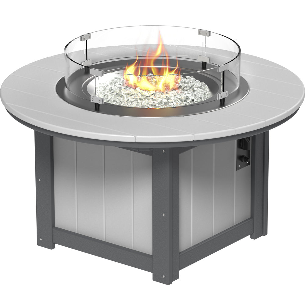 LuxCraft Lumin 46" Round Fire Pit Table