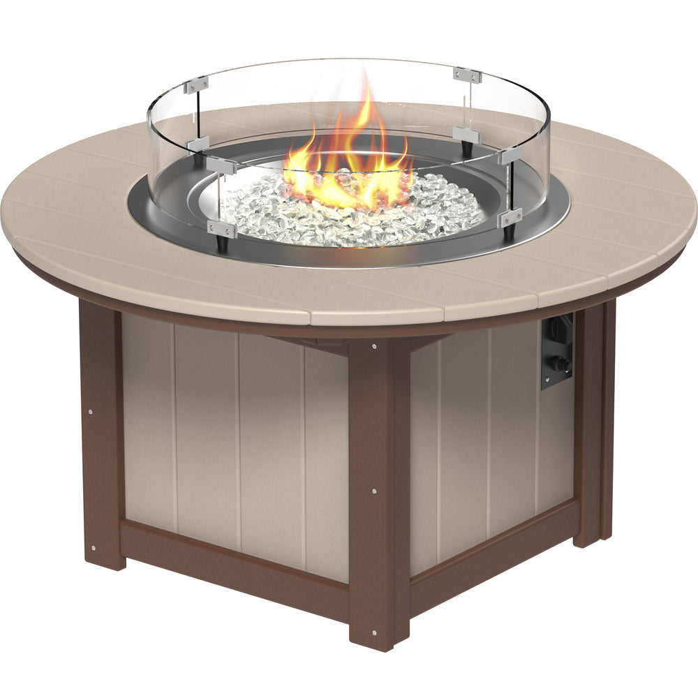 LuxCraft Lumin 46" Round Fire Pit Table