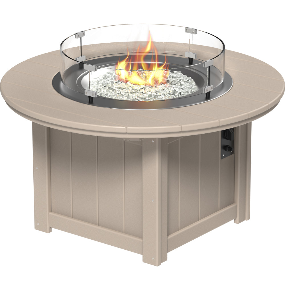 LuxCraft Lumin 46" Round Fire Pit Table