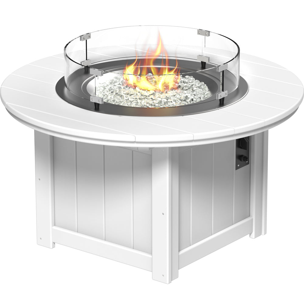 LuxCraft Lumin 46" Round Fire Pit Table