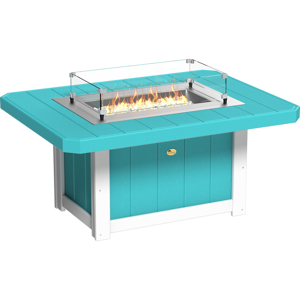 LuxCraft Lumin 51" Rectangular Fire Pit Table