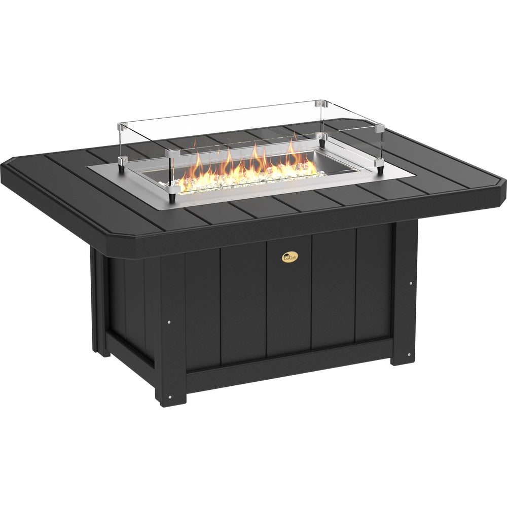 LuxCraft Lumin 51" Rectangular Fire Pit Table