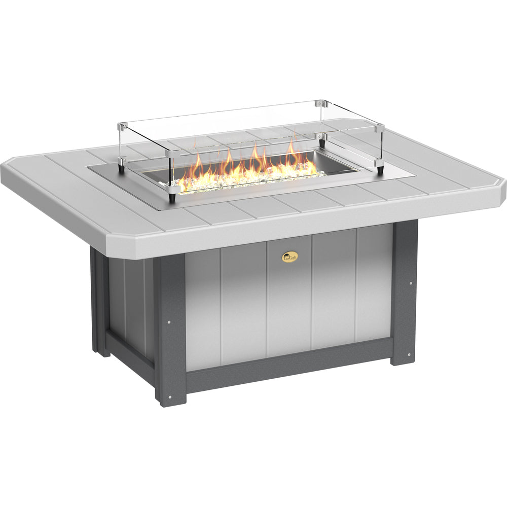 LuxCraft Lumin 51" Rectangular Fire Pit Table