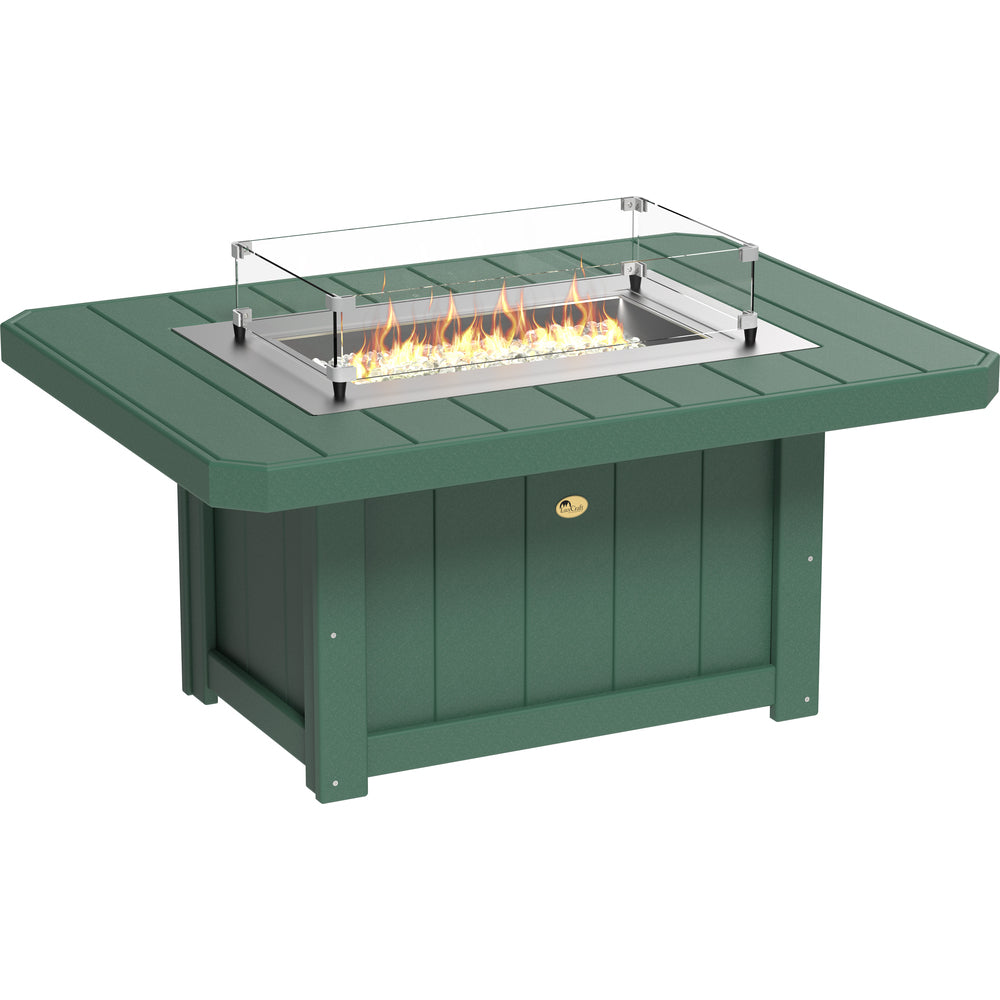 LuxCraft Lumin 51" Rectangular Fire Pit Table