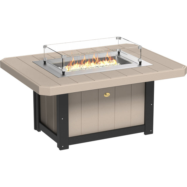 LuxCraft Lumin 51" Rectangular Fire Pit Table