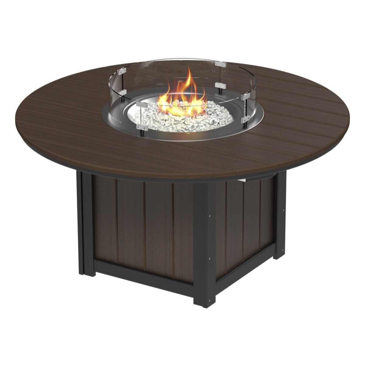 LuxCraft Lumin Fire Table 60" Round - Bar Height