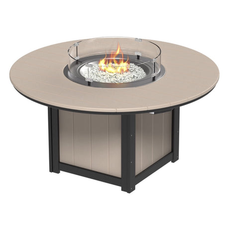 LuxCraft Lumin Fire Table 60" Round - Bar Height