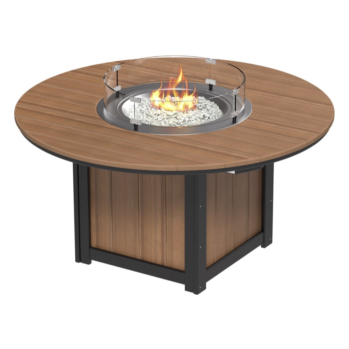 LuxCraft Lumin Fire Table 60" Round - Counter Height