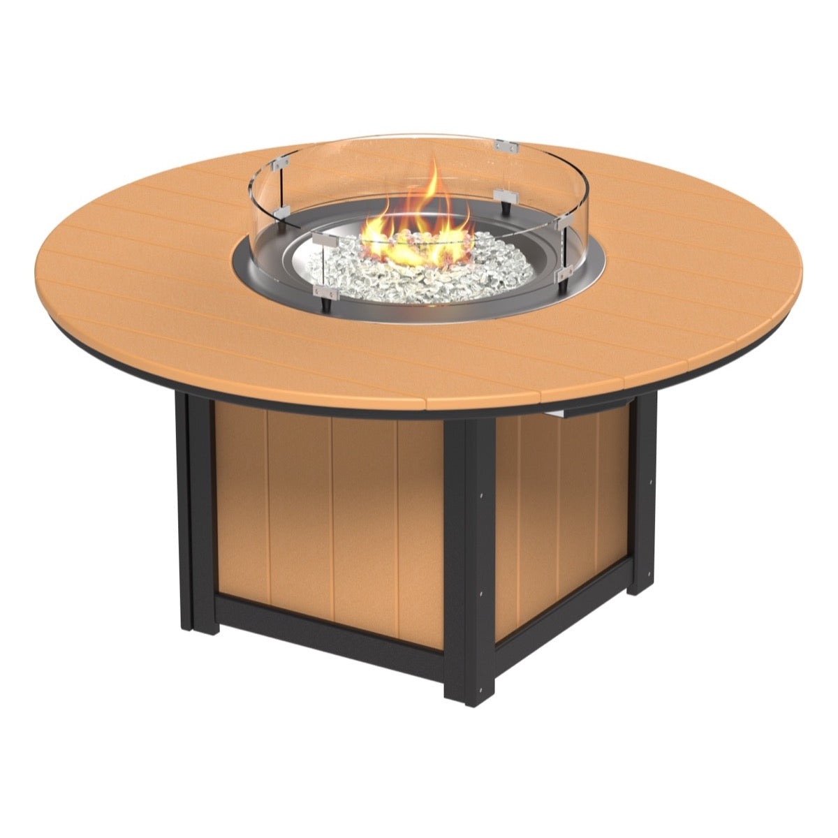 LuxCraft Lumin Fire Table 60" Round - Counter Height