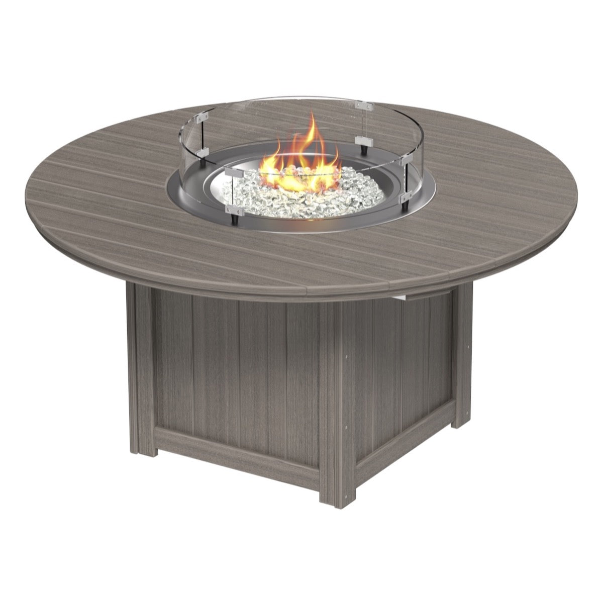 LuxCraft Lumin Fire Table 60" Round - Counter Height