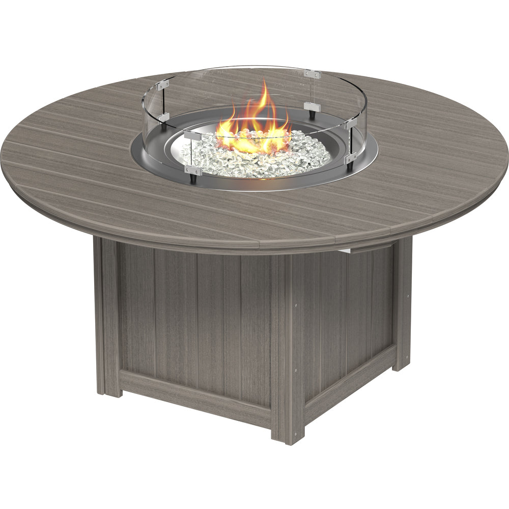 LuxCraft Lumin Fire Table 60" Round - Counter Height