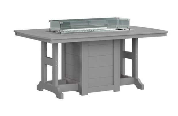 Berlin Gardens Garden Classic Standard Top 44" x 72" Rectangular Fire Bar Table