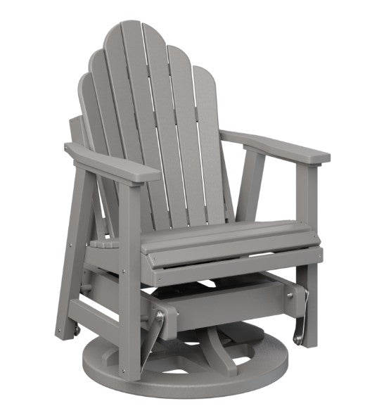 Berlin Gardens Cozi-Back Swivel Glider with Allochrome Brackets