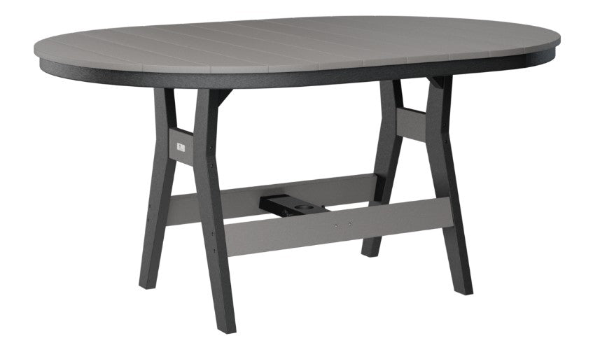 Berlin Gardens Harbor Bar Tables Standard Top 44" x 64" Oblong Bar Table