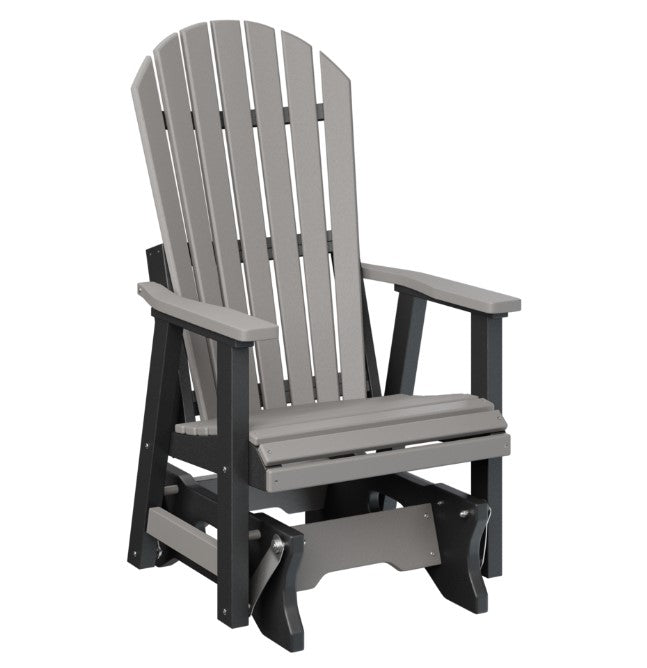 Berlin Gardens Comfo-Back Single Glider with Allochrome Brackets