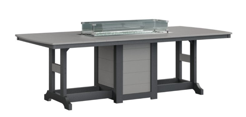 Berlin Gardens Garden Classic Standard Top 44" x 96" Rectangular Fire Bar Table