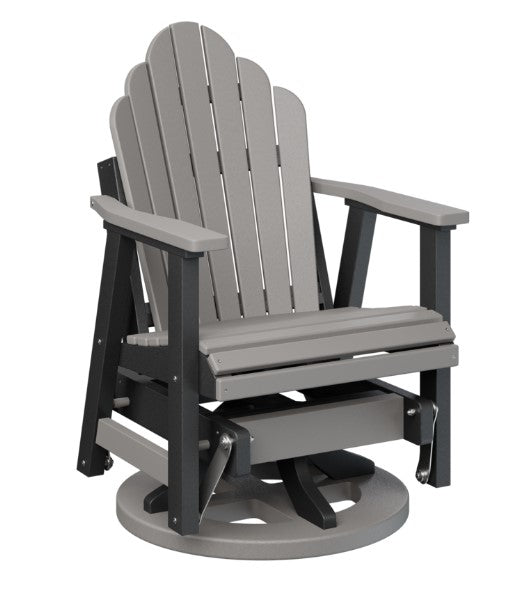 Berlin Gardens Cozi-Back Swivel Glider with Allochrome Brackets