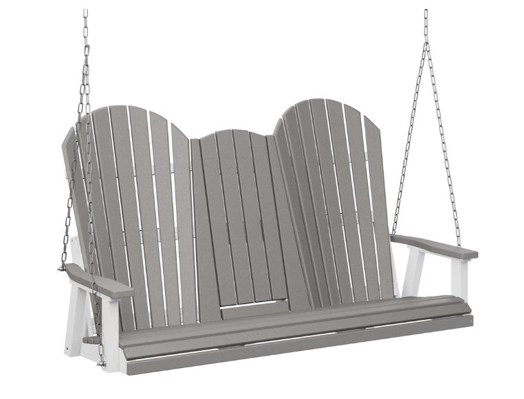 Berlin Gardens Comfo-Back Three Seat Swing w/Console (Zinc Chains)