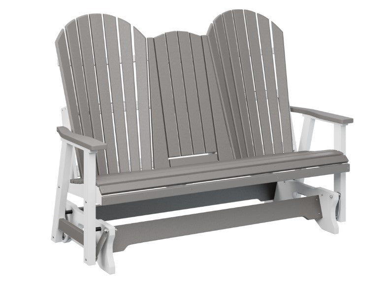 Berlin Gardens Comfo-Back Three Seat Glider w/Console Allochrome Brackets