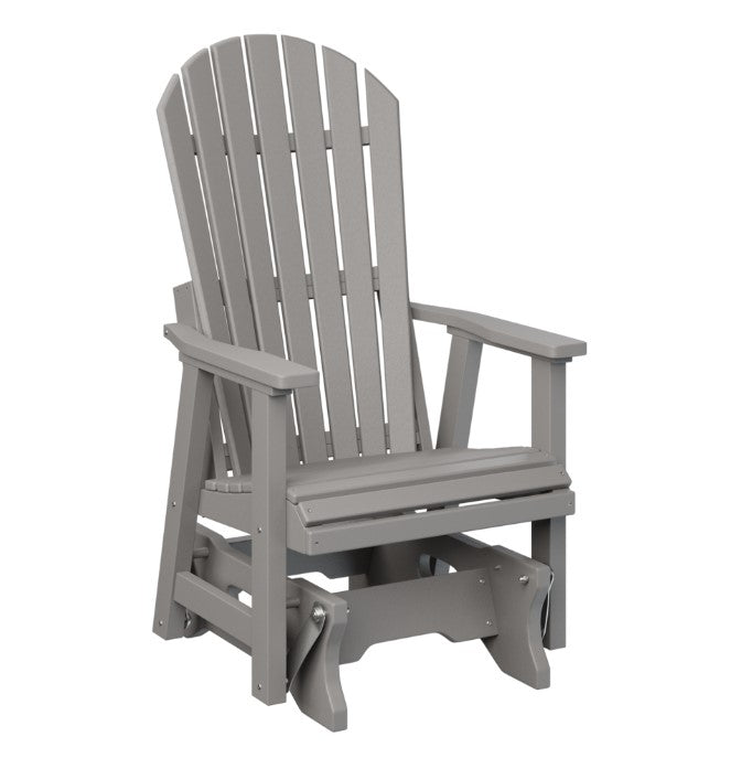 Berlin Gardens Comfo-Back Single Glider with Allochrome Brackets