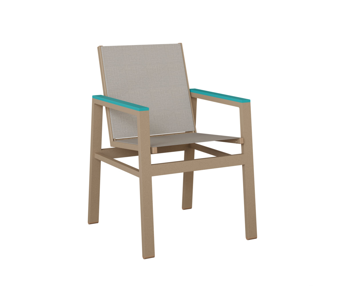 Berlin Gardens Vida Padded Sling Dining Chair
