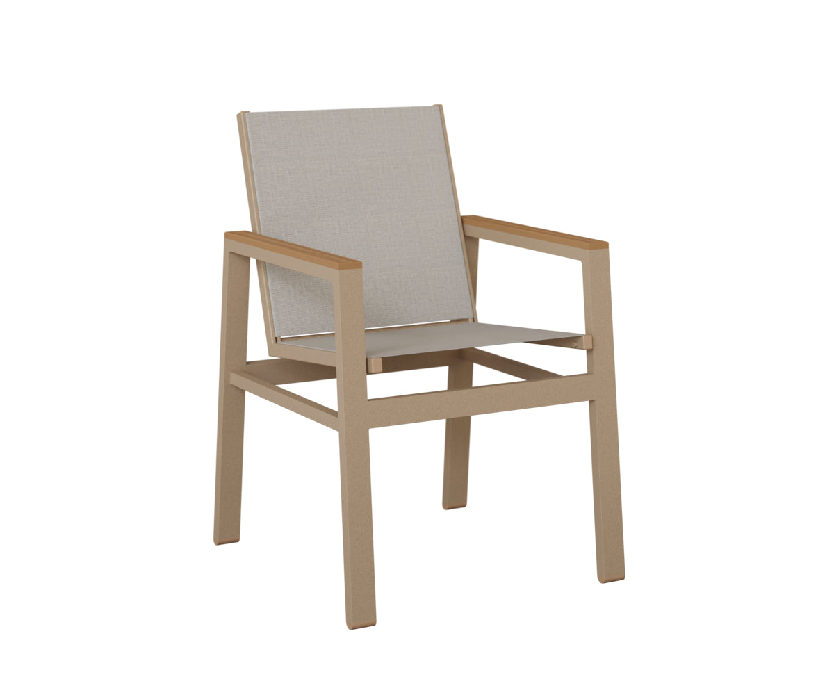 Berlin Gardens Vida Padded Sling Dining Chair