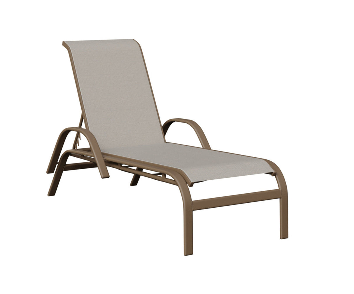 Berlin Gardens Murphy Regular Sling Chaise Lounge with Arms