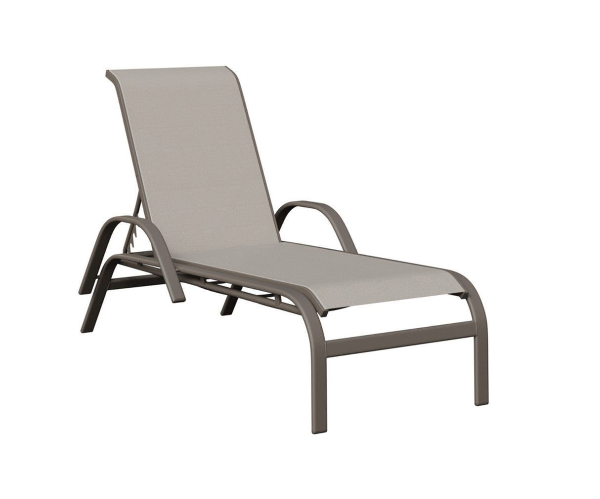 Berlin Gardens Murphy Regular Sling Chaise Lounge with Arms