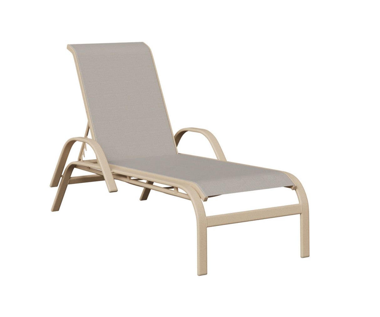 Berlin Gardens Murphy Regular Sling Chaise Lounge with Arms