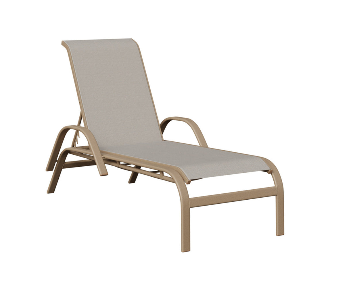Berlin Gardens Murphy Regular Sling Chaise Lounge with Arms