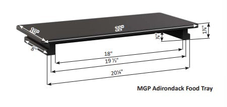 Berlin Gardens MGP Adirondack Food Tray