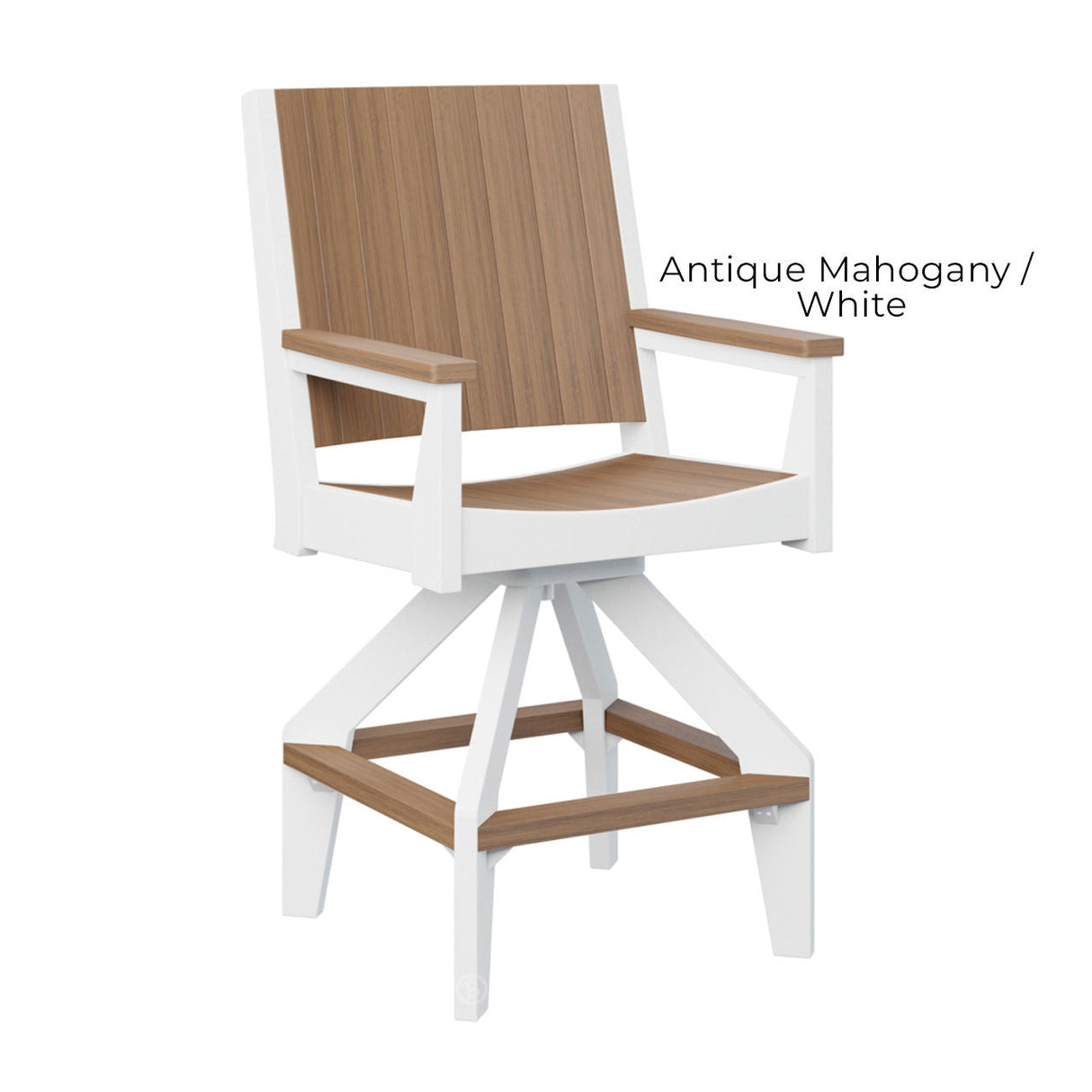 Berlin Gardens Mayhew Chat Swivel Bar Chair