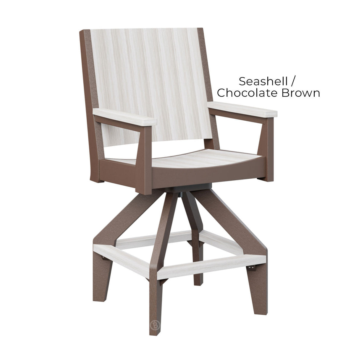 Berlin Gardens Mayhew Chat Swivel Bar Chair