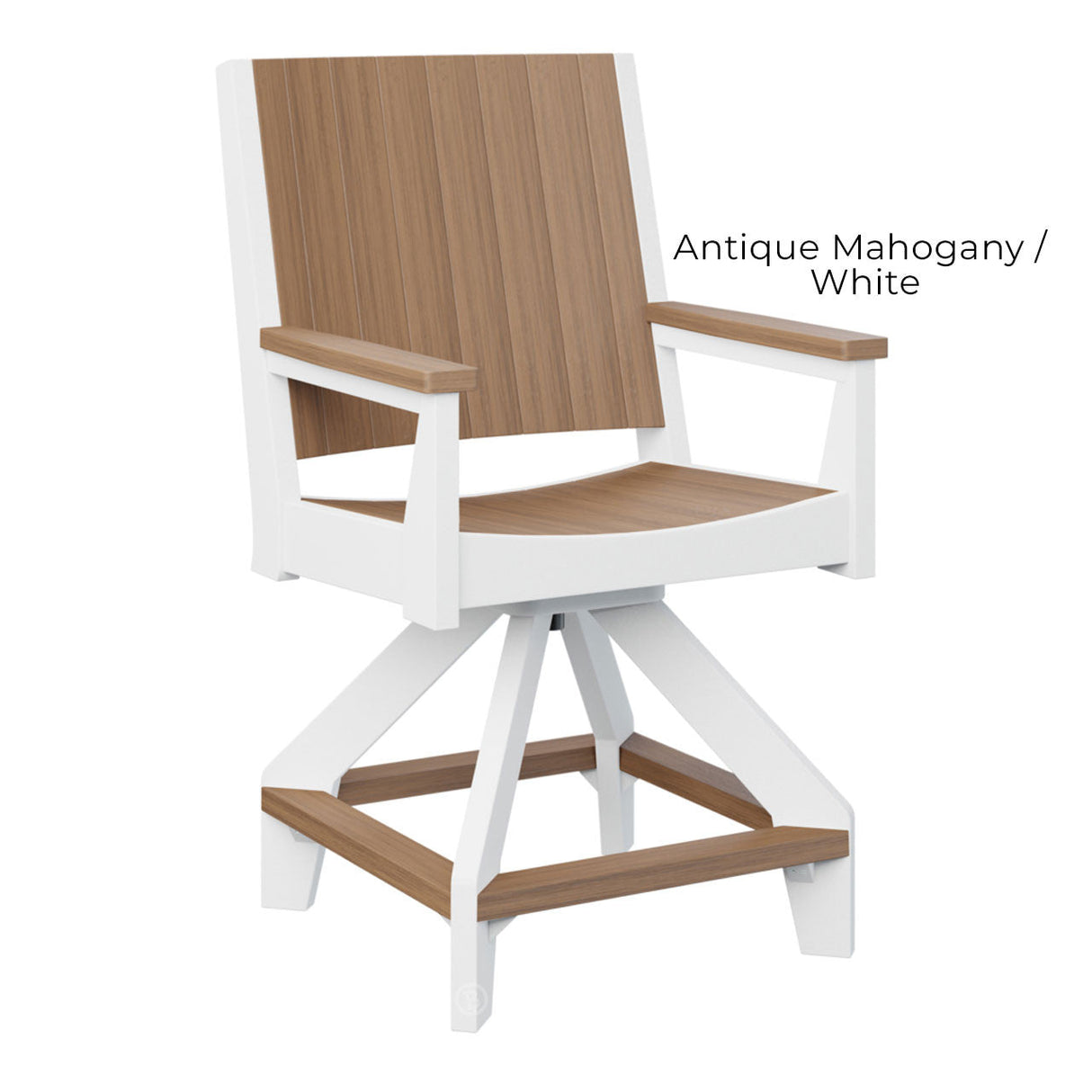 Berlin Gardens Mayhew Chat Swivel Counter Chair