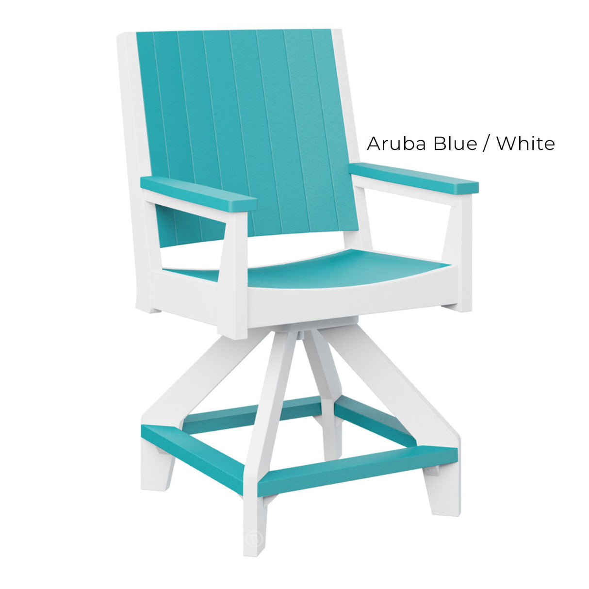 Berlin Gardens Mayhew Chat Swivel Counter Chair