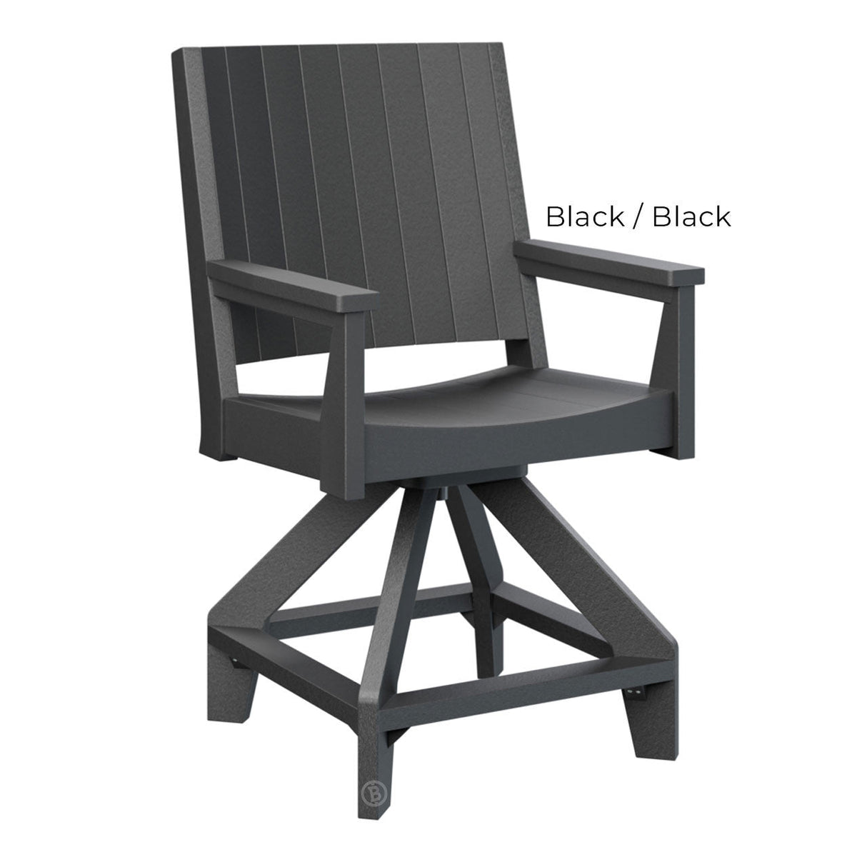 Berlin Gardens Mayhew Chat Swivel Counter Chair