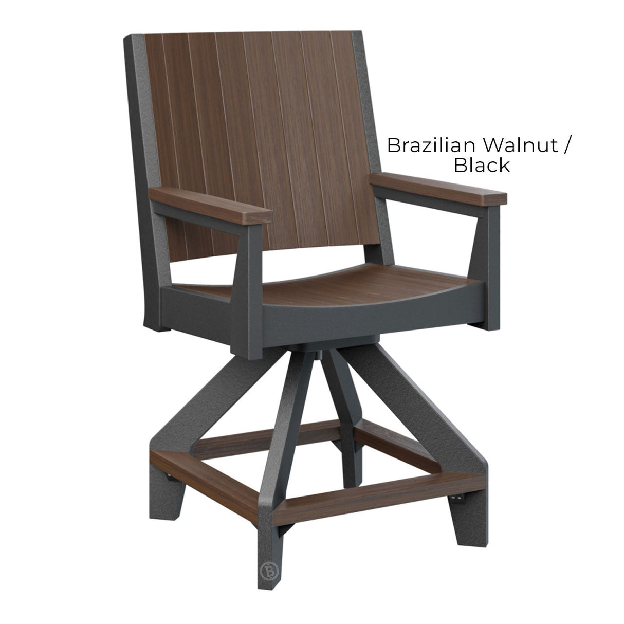 Berlin Gardens Mayhew Chat Swivel Counter Chair