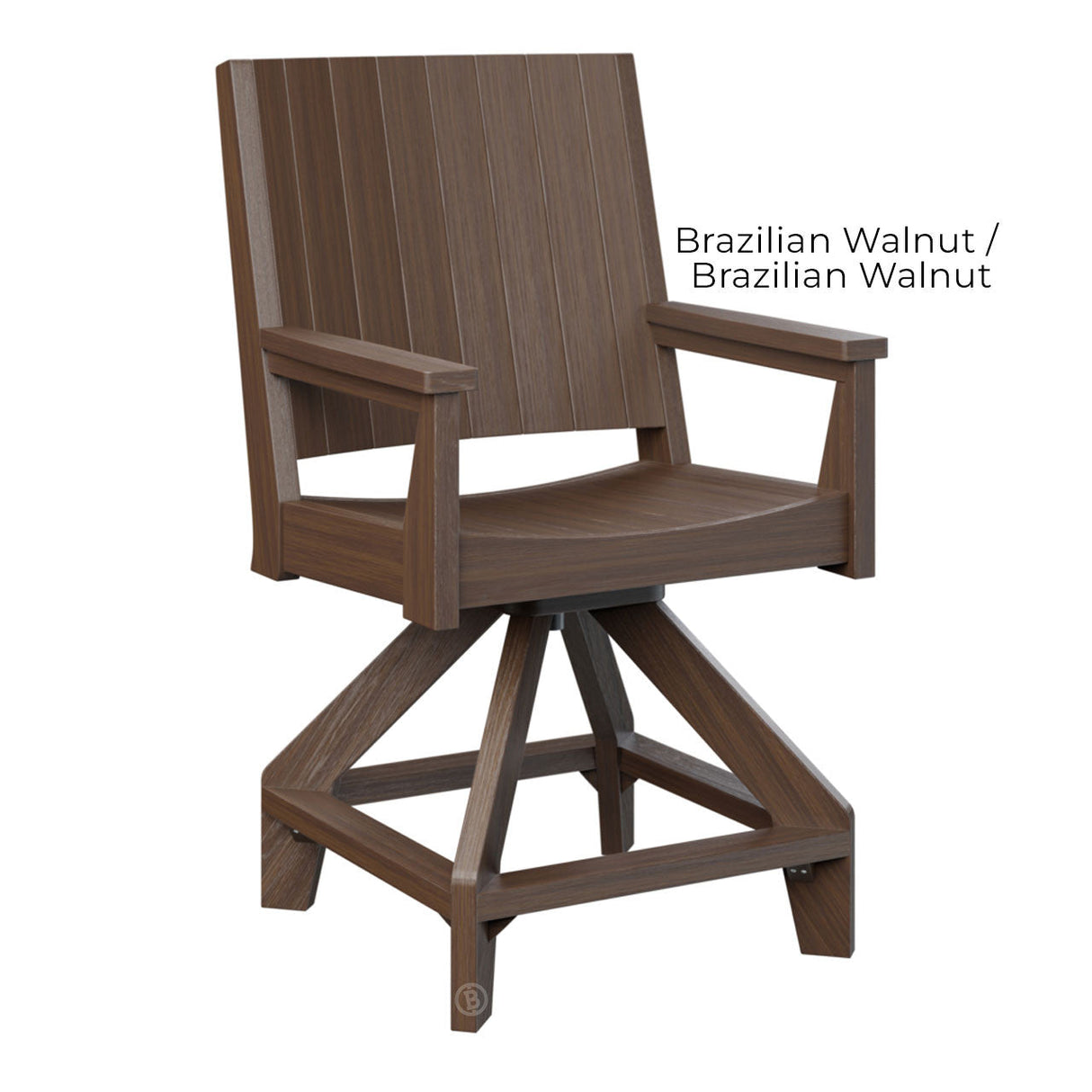 Berlin Gardens Mayhew Chat Swivel Counter Chair