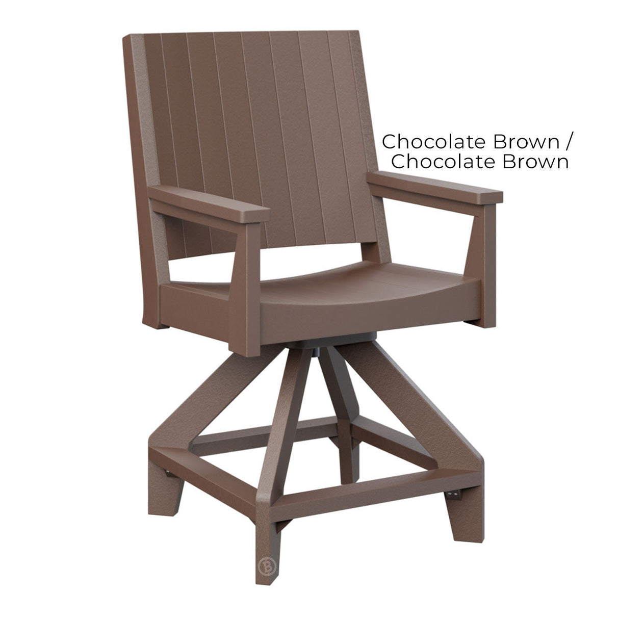 Berlin Gardens Mayhew Chat Swivel Counter Chair