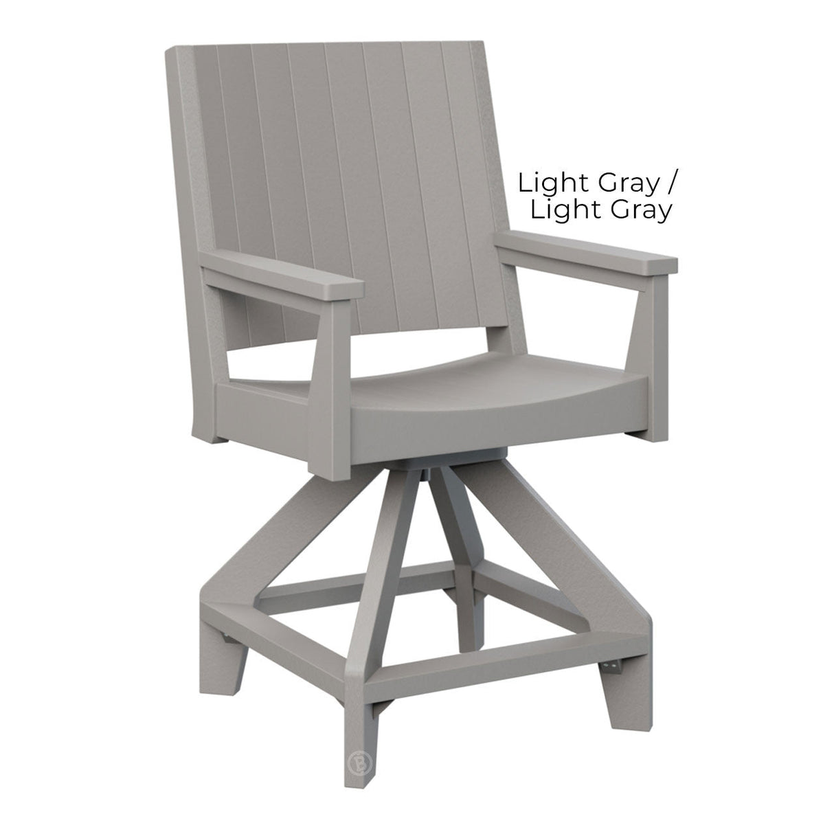 Berlin Gardens Mayhew Chat Swivel Counter Chair